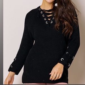 Black Knit Sweater
